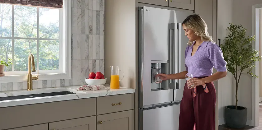 woman-with-lg-refrigerator